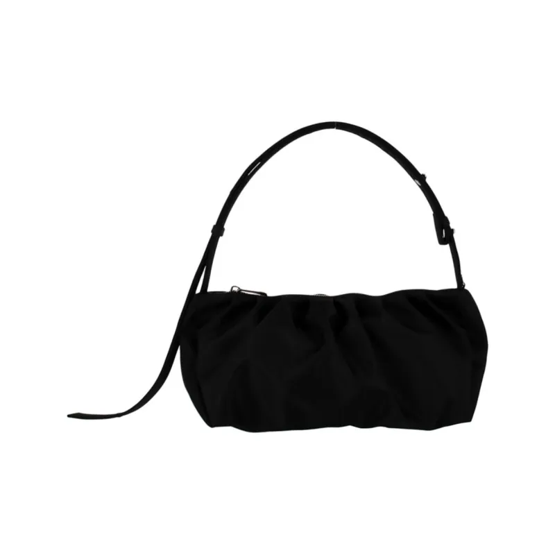 ALICE MARTHA Polyester One Shoulder Handbag Women's Black-2