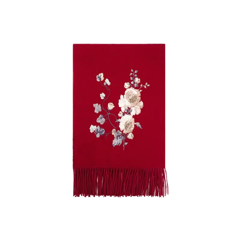 Fancet Studios 100% Sheep Wool Knit Scarves Women's-5