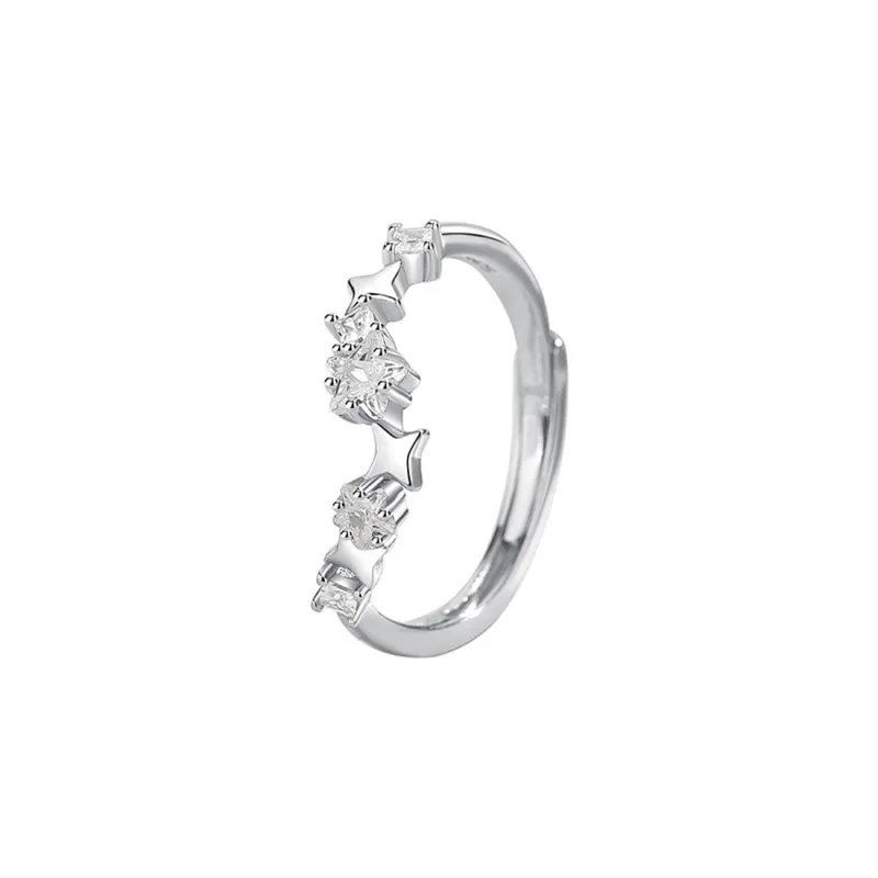 WEST ISLAND 925 Sterling Silver Rings Women's-0