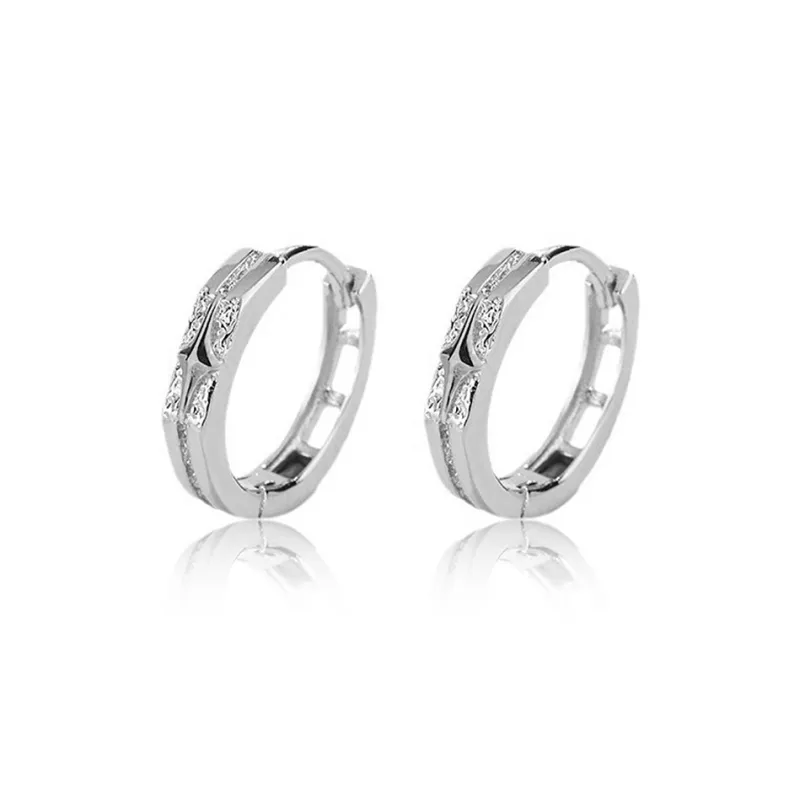 FOREVER MELODY 925 Sterling Silver Earrings Unisex-6