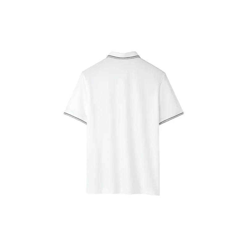 HLA The Mountain Is Not In The High Series Short Sleeved Polo Shirt Men's-10