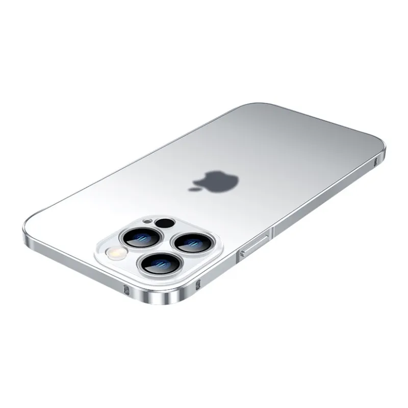 Andmo Metal Advanced Matte Transparent Impact Resistant Phone Case Compatible With Apple 13/13 Pro/13 Pro Max-12