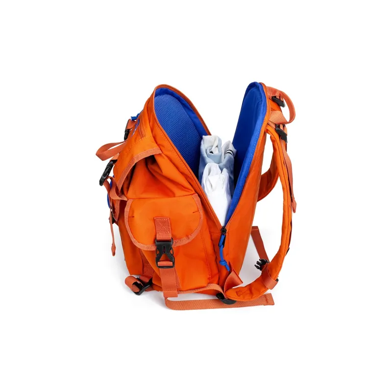 LOVERPUSS Fabric Backpack Backpack Travel Bag Backpack Regular Unisex Volcano Orange-4