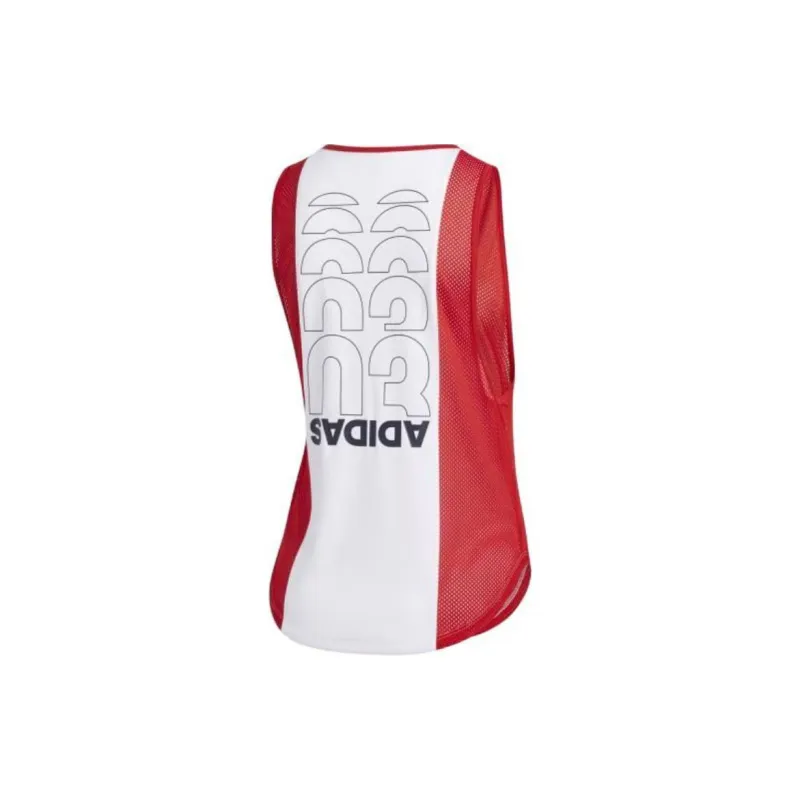 Adidas Moto Climacool Sport Vests Women's White/Scarlet-1