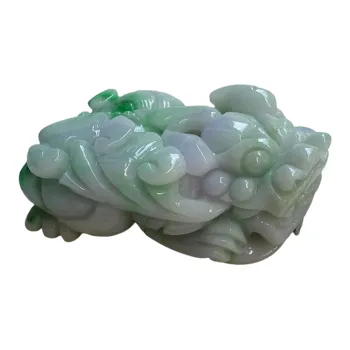 FANGCUIYUAN Glutinous Jade Jadeite Handheld Piece Unisex