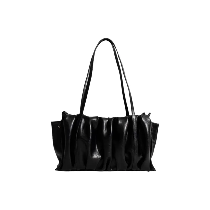 ALICE MARTHA Pure Vegan Leather Handbag Shoulder Bag Regular Women's Black-3
