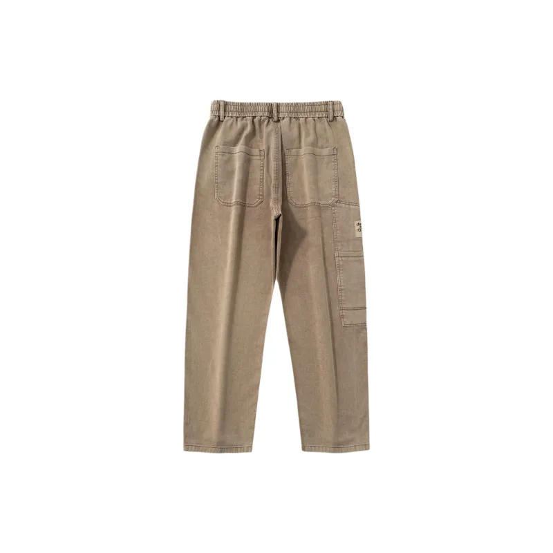 SONGS ALONG Casual Pants Men's Brown-1