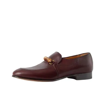 GUCCI Loafers Men Burgundy