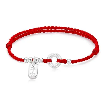 Listen To The Flowers Bloom Rope Bracelets Unisex
