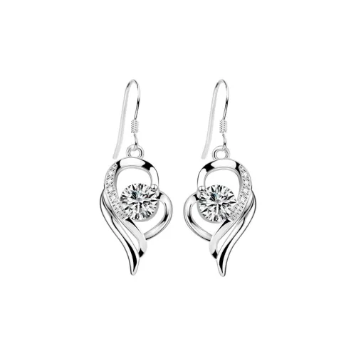 NIANNIANXI 999 Fine Silver Earrings Women's