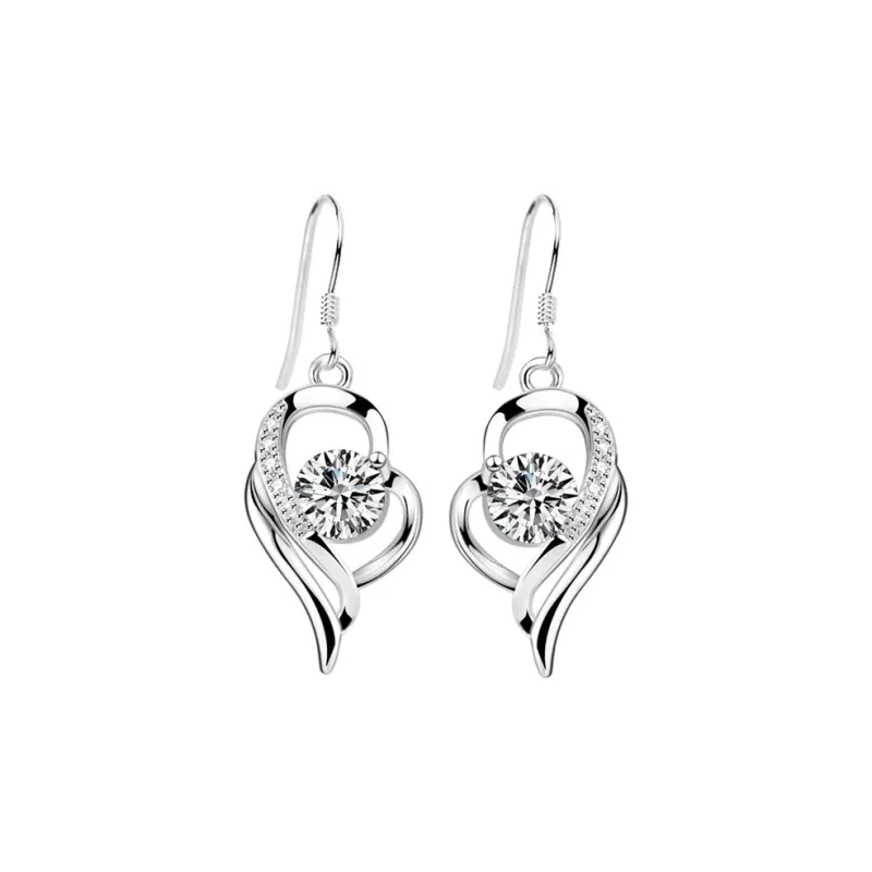 NIANNIANXI 999 Fine Silver Earrings Women's-0