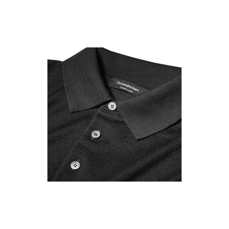 Ermenegildo Zegna Cashseta Short Sleeved Polo Shirt-3