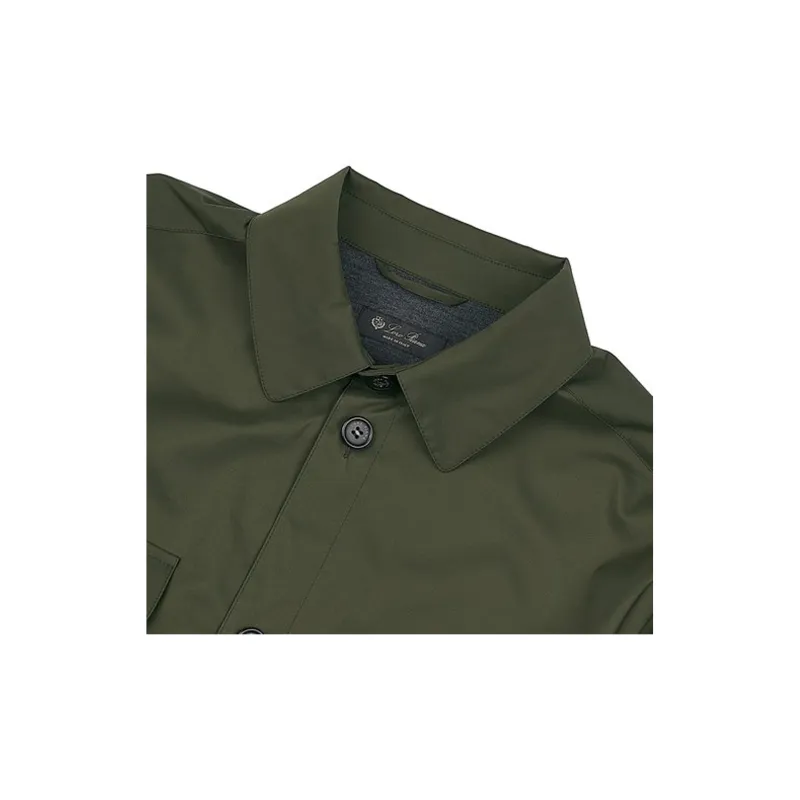 Loro Piana Shirt Men's Army Green-5
