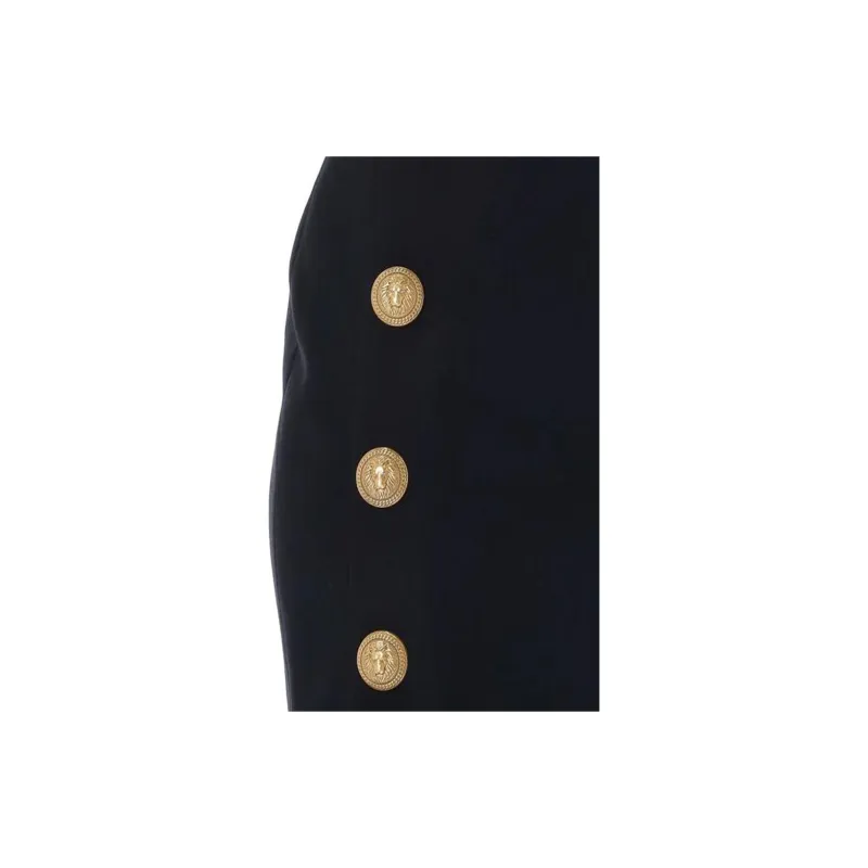 BALMAIN FW23 Casual Short Skirts Women's Black-5