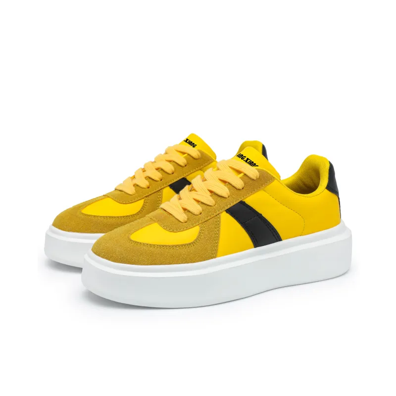 Singing Wear-Resistant Lightweight Height Increasing Low-Top Skateboard Shoes Unisex-3