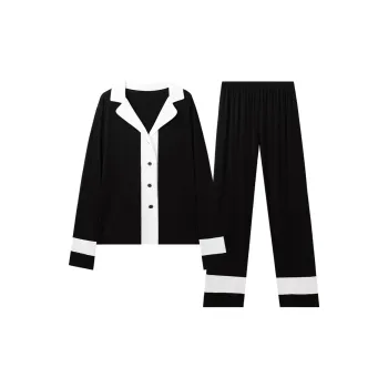 XIAFENYAN Pajama Set Women's Black