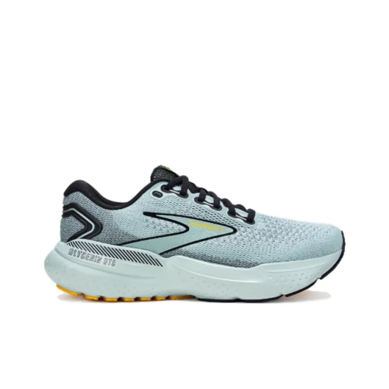 Brooks Glycerin 21 Anti-Slip Wear-Resistant Low-Top Casual Running Shoes Men's Blue-black Gold-1