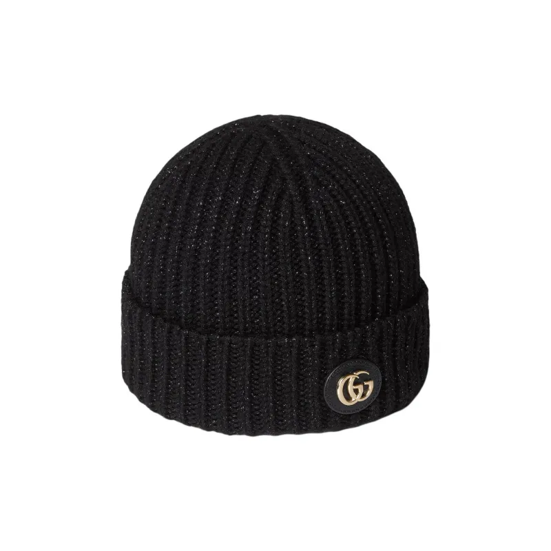 GUCCI Double G Knitted Beanie-1