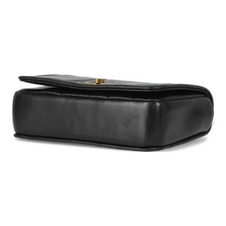 TORY BURCH Sheepskin Crossbody Bag, Shoulder Bag Women's Black-4