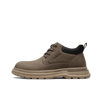 CROWN Work Boots Men Low Top Black