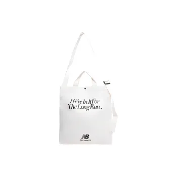 New Balance Fabric Tote Bag, Shopping Bag, Shoulder Bag, Handbag Regular Unisex Ivory White