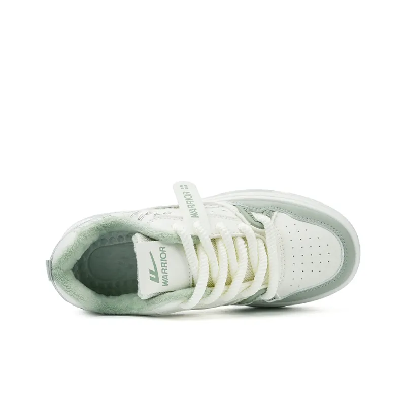 Warrior Warrior Skateboard Shoes Women's Beige Green-2