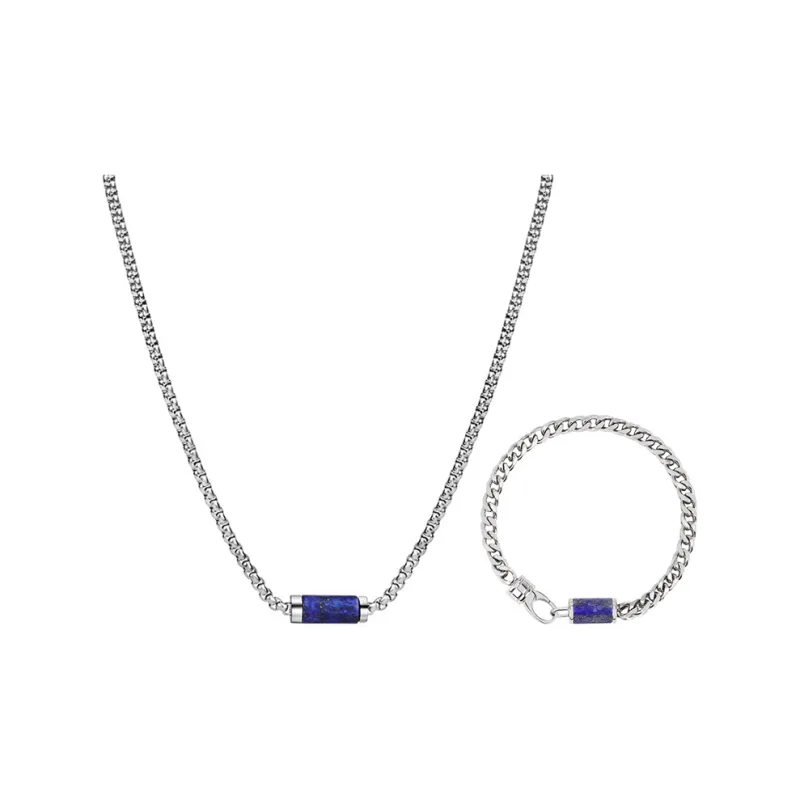 MUSTKOO Titanium Steel Necklaces Unisex-14