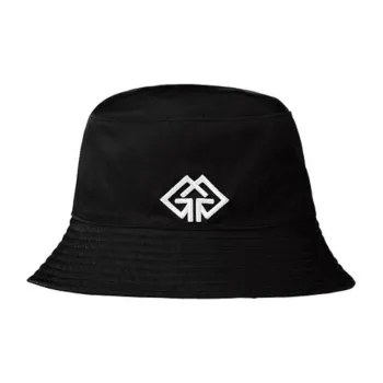GRAIN DE BEAUTE Polyester Bucket Hats Unisex Black