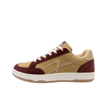 QIANJIN Anti Slip Wear Resistant Mid Top Skateboard Shoes Men's Coffee