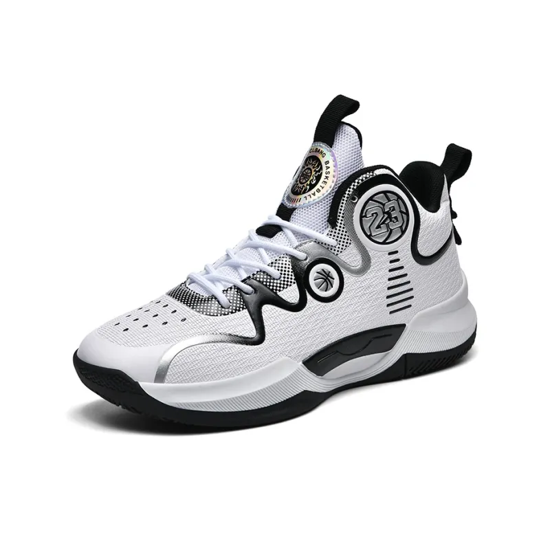 Black tailed Deer Cushioning, Slip Resistant, And Abrasion Resistant High Top Basketball Shoes Unisex-14