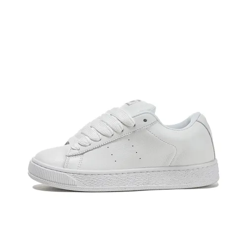 FERW Lightyear Origin Anti Slip Wear Resistant Breathable Balance Low Top Skateboard Shoes Unisex White