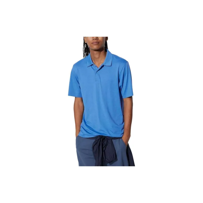UNIQLO Polo Shirt Unisex Sky Blue-2