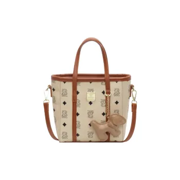 DALO PU Handbag Shoulder Bag Crossbody Bag Women's Black/Ecru/Brown/Pink