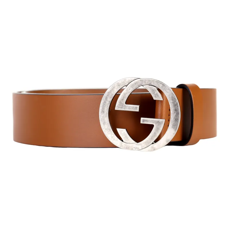 GUCCI Men's GG Logo Buckle Belt Brown/3.5cm - Cheap Rcj GUCCI Men's GG Logo Buckle Belt Brown/3.5cm - Cheap Rcj
