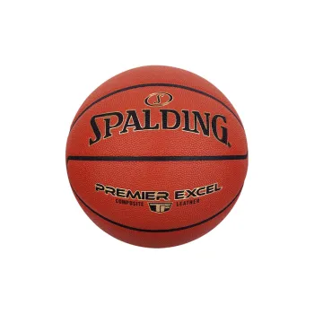 SPALDING TF Collection Premier Excel Moisture Absorbing Leather Basketball Brick Size 7 Ball Training Match Unisex