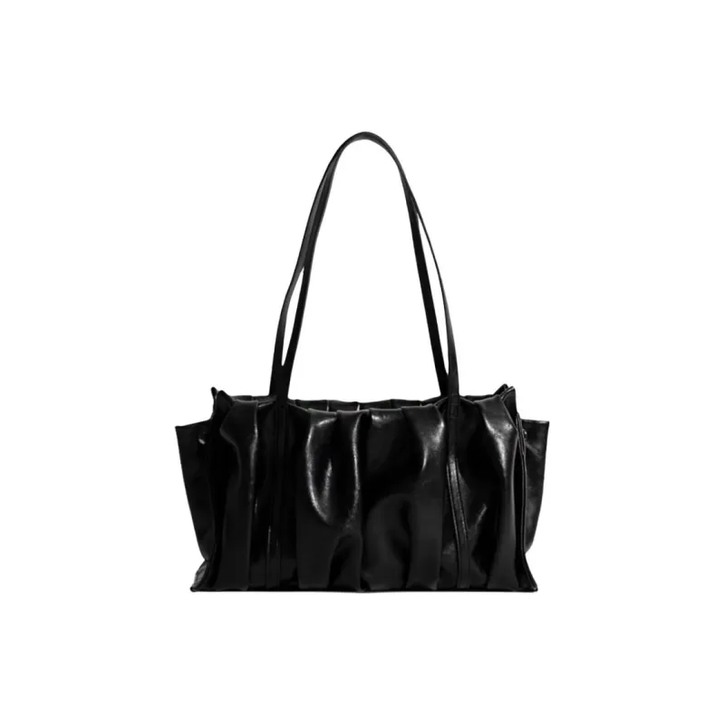 ALICE MARTHA Pure Vegan Leather Handbag Shoulder Bag Regular Women's Black-0