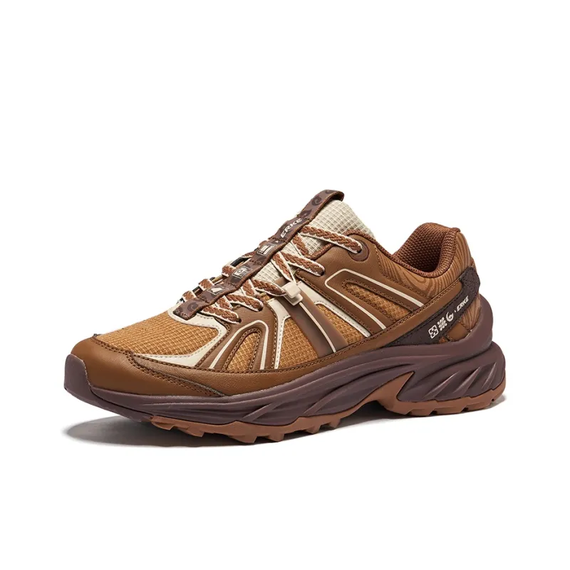 Erke Pursuit Coverage Rebound Low Top Casual Shoes Men's Camel Brown Hazelnut-2