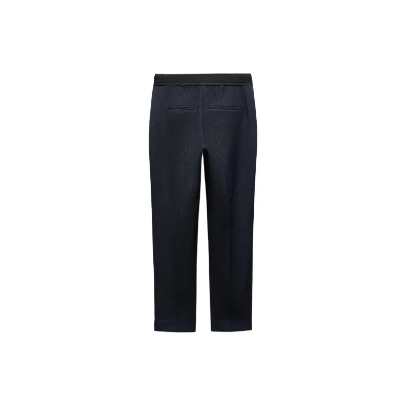 ZARA Casual Pants Women's Dark Indigo Color-1
