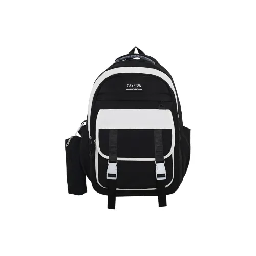 Travel Nylon Backpack Regular Unisex Black Blue/Burgundy/Green/Purple