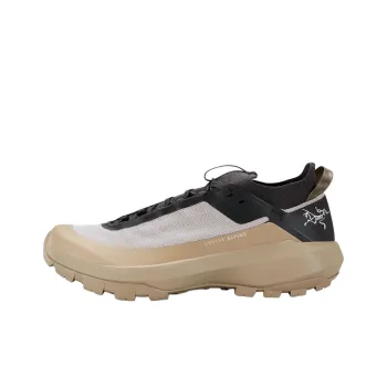 Arcteryx Vertex Alpine Anti Slip And Wear Resistant Breathable Low Top Hiking Shoes Women's Brown Gray