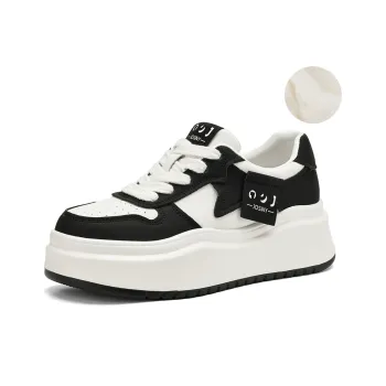 JOSINY Fleece Lined Warm Black White Fashion Sporty Style Casual Shoes Women's Beige Black