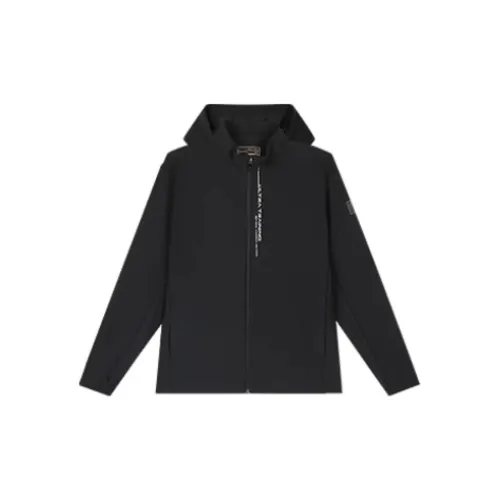 361° Trench Coat Men's Super Black