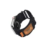 Black-Nylon Leather Label Thin Cord Style