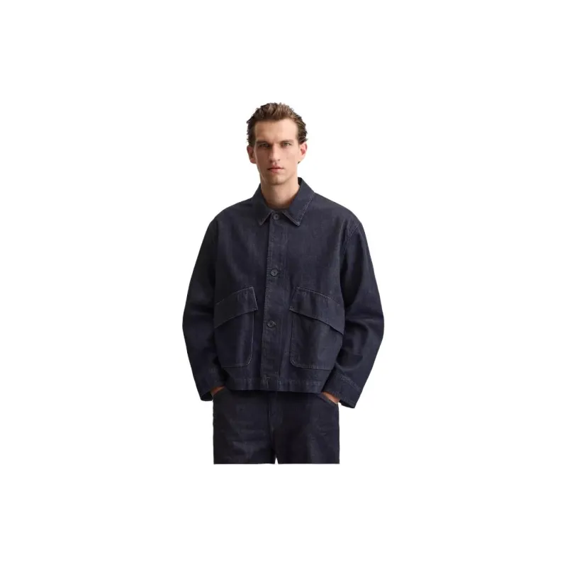 ZARA Denim Jackets Men Blue-2