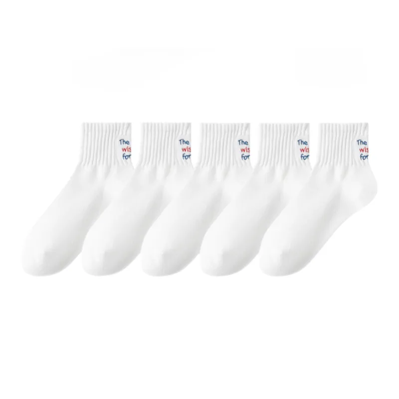 Lan Miao Mid Calf Socks Men's 5 Pack-6