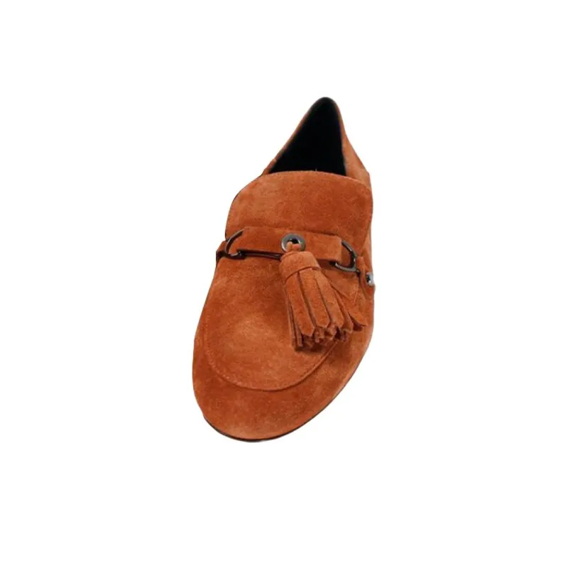 LONGCHAMP Loafers Women's Brown-4