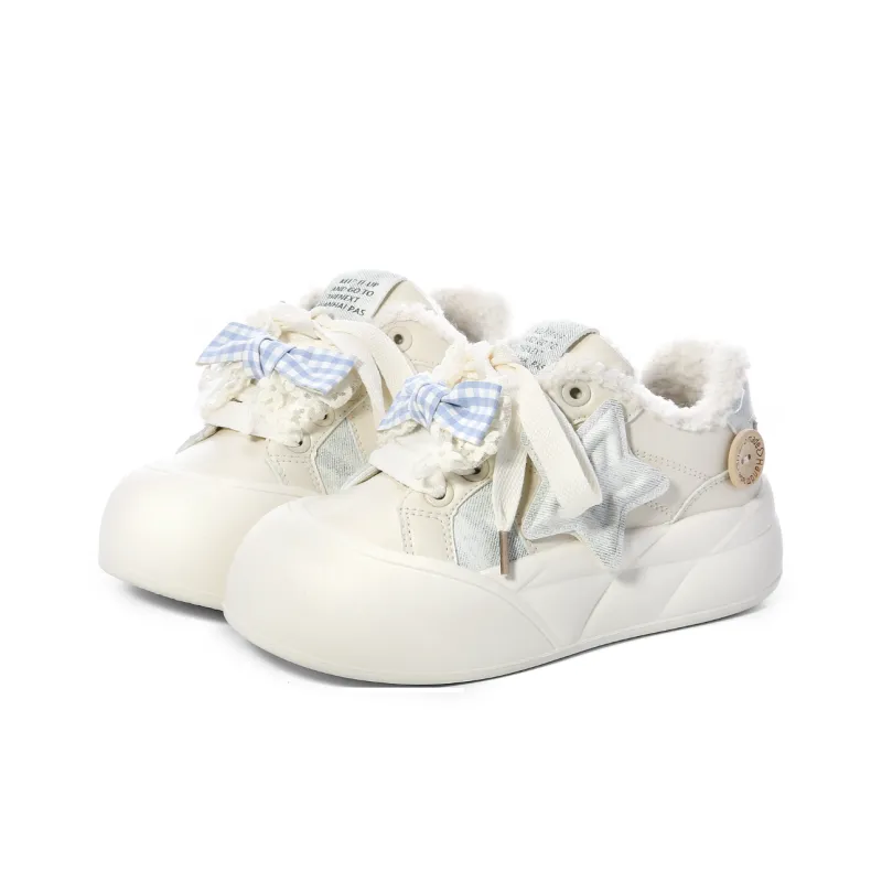 FULLXUAN Skateboard Shoes Women's Low Top White-14
