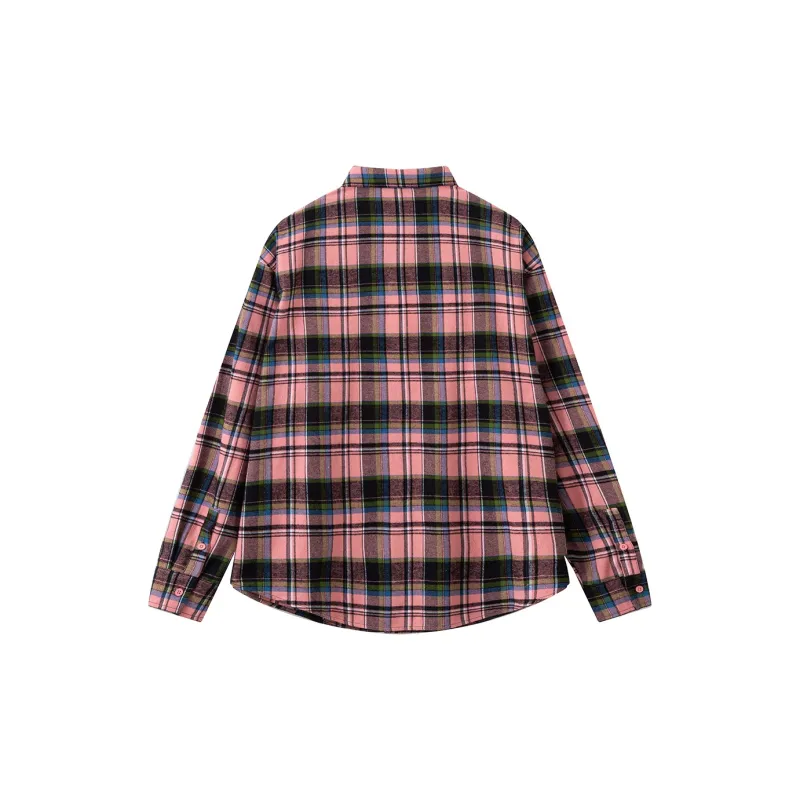 RickyisClown Shirt Unisex Pink Plaid-1