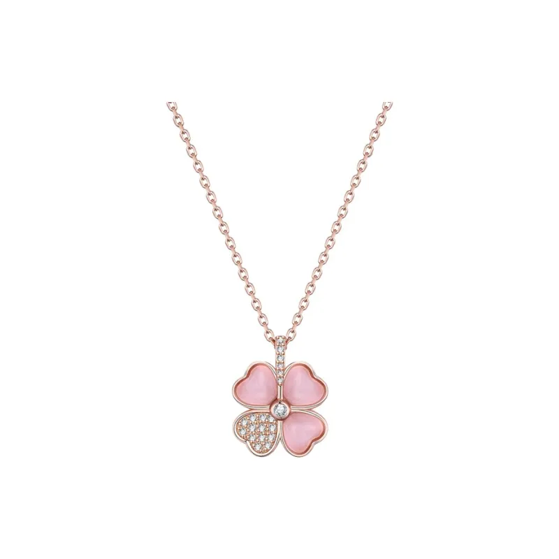GRACE GIRL Glass Cat Eye Necklaces Women's-0