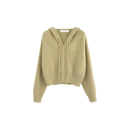 Tonlion Knitwear Women's Mustard Green
